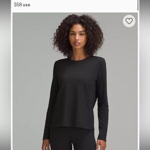 Lululemon Organic Cotton Crewneck Long-Sleeve Shirt size small